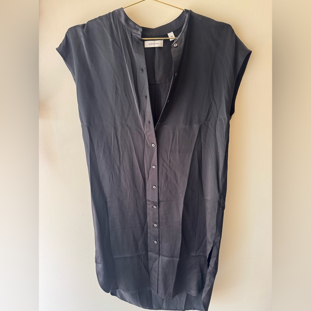 Babaton Charcoal Sleeveless dress